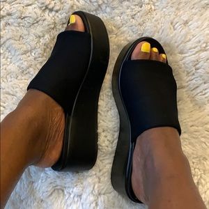 Bebe Platform Mules